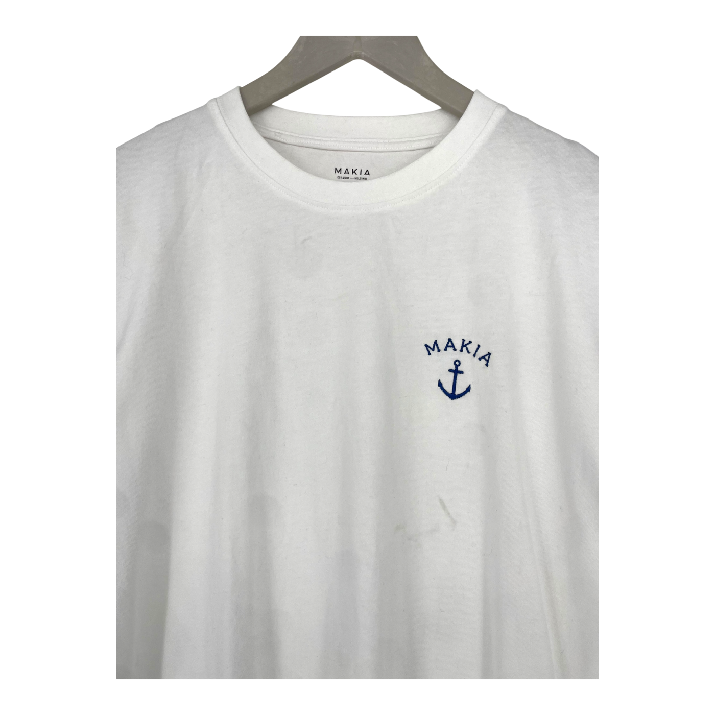 Makia folke t-shirt, white | man M
