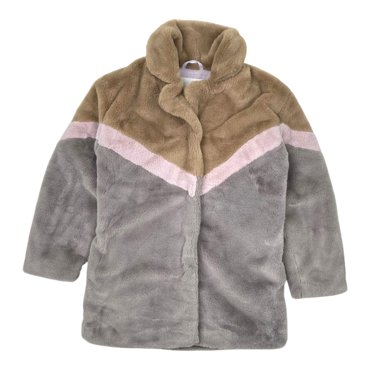 Molo haili faux fur jacket, multicolor | 152cm