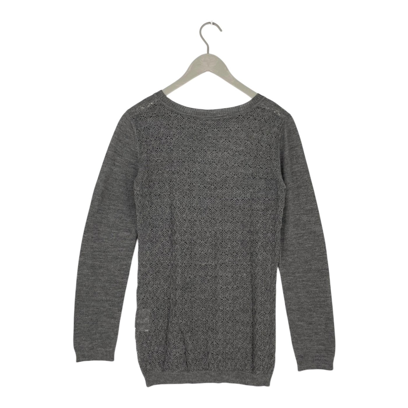 KARINFRAIDENRAIJ encaje knitted sweater, grey | woman M