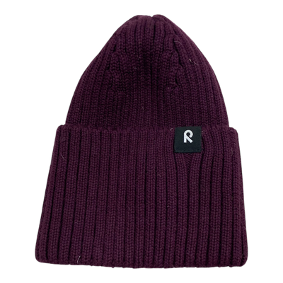 Reima hattara knit beanie, purple | 1-4y
