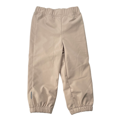 Mini A Ture mataian midseason softshell pants, almond | 92cm
