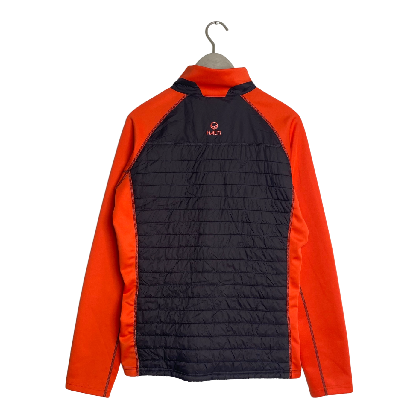 Halti hybrid fleece jacket, black/orange | man M