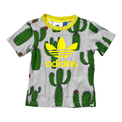 Mini Rodini x adidas t-shirt, cactus | 110/116cm