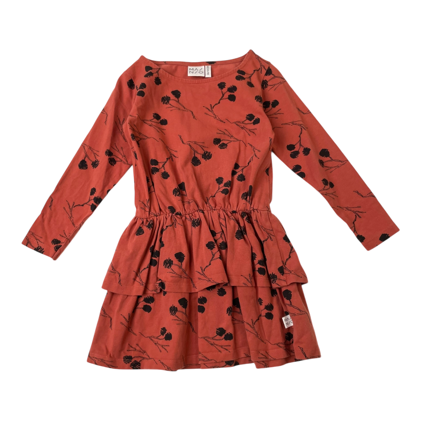 Mainio dress, tomato | 98/104cm