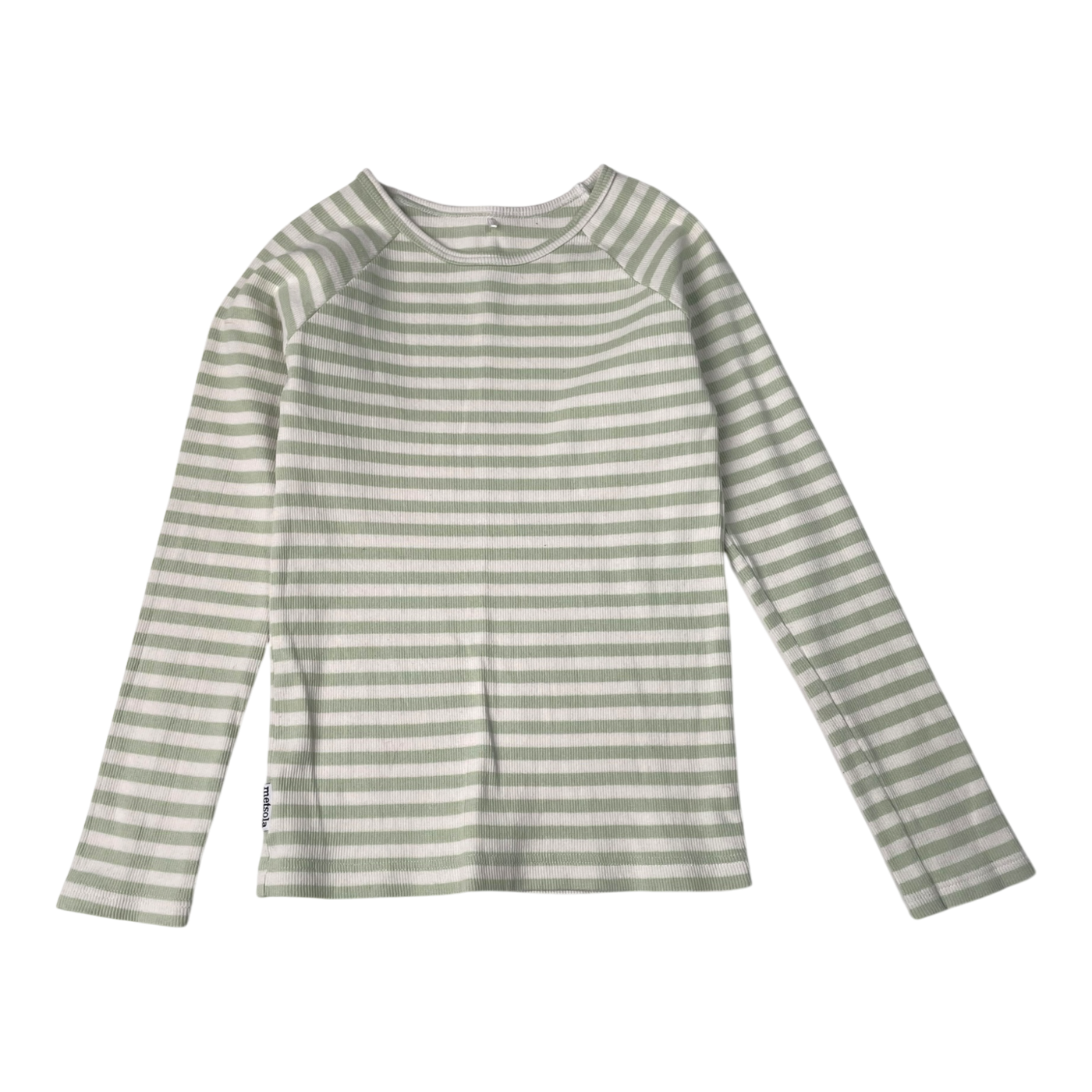 Metsola rib shirt, stripes | 134cm