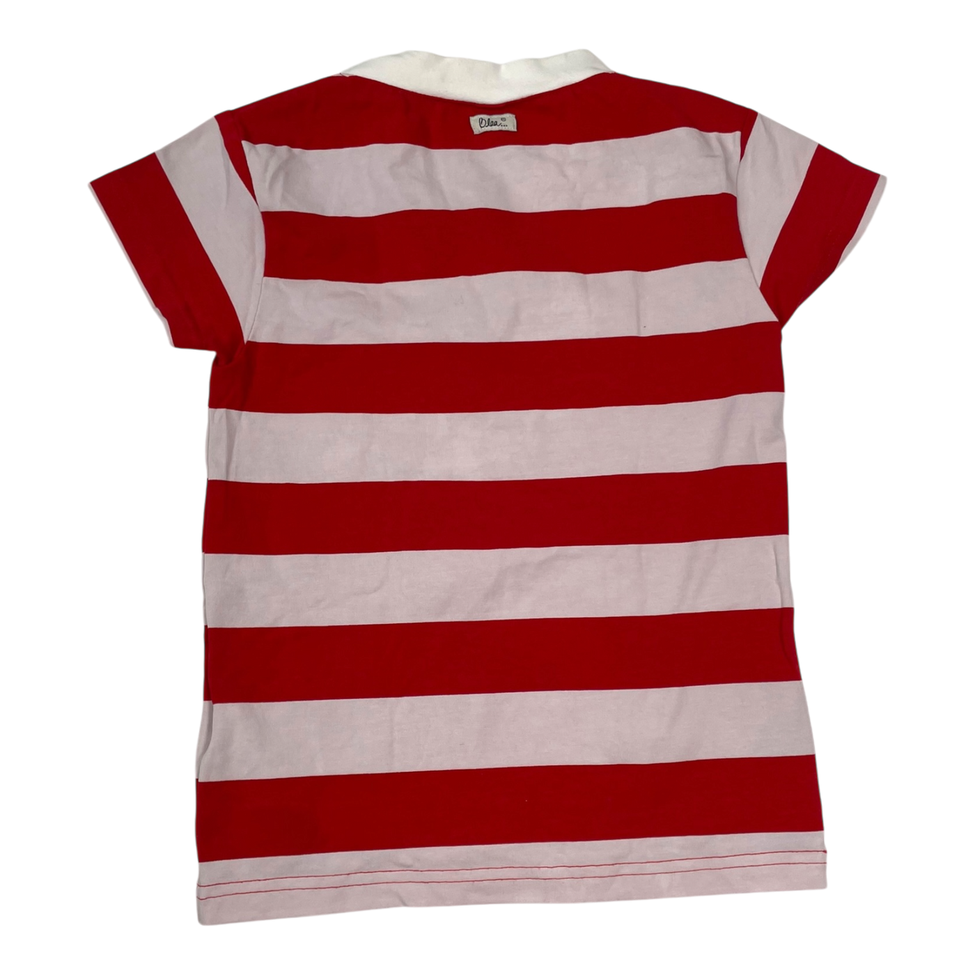 Blaa t-shirt, stripes | 98/104cm