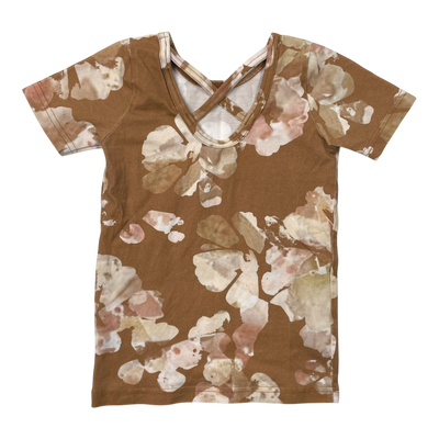 Kaiko cross t-shirt, marble meadow | 104cm