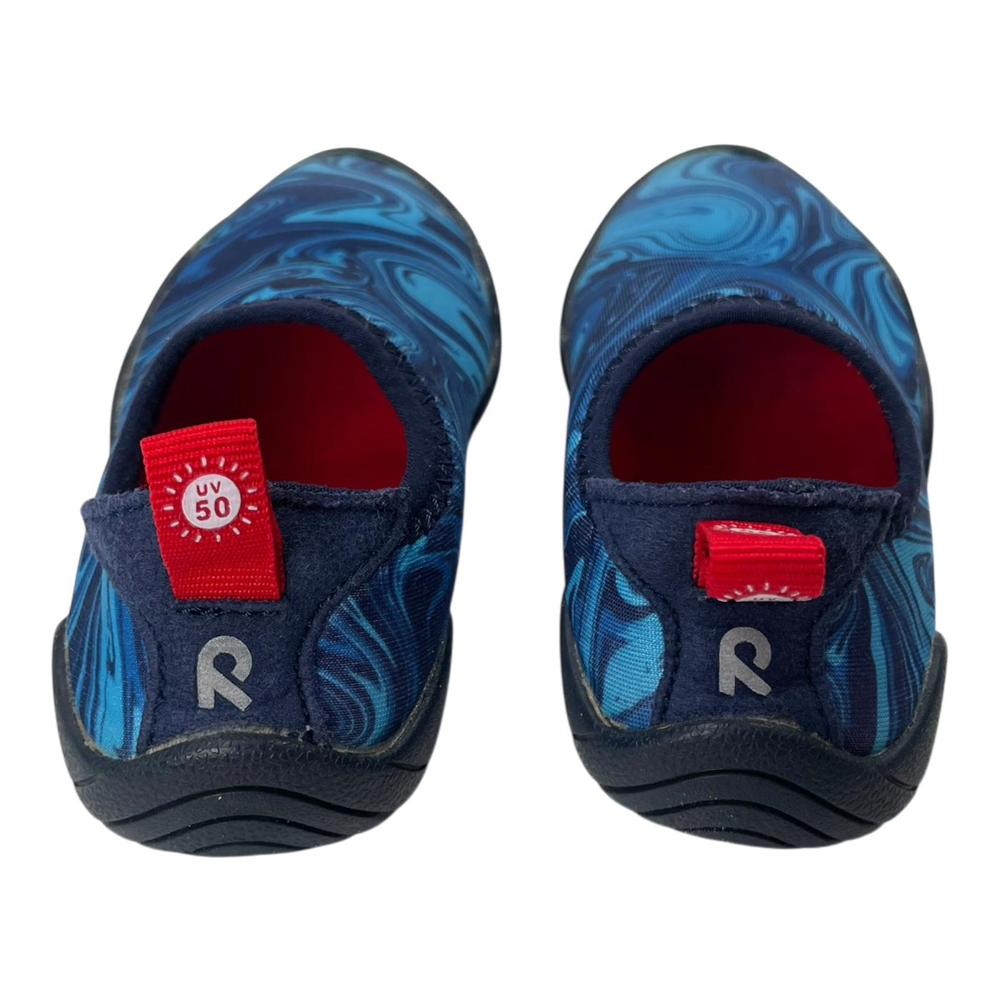 Reima lean swimming shoes, blue swirls | 22