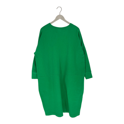 Papu giant split dress, green | woman XL