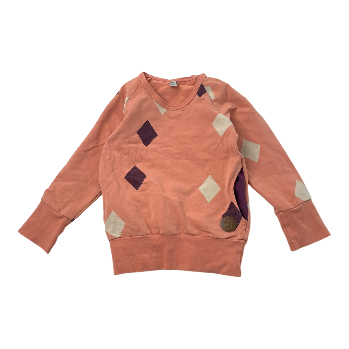 Blaa sweatshirt, coral | 98/104cm