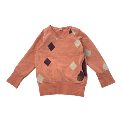 Blaa sweatshirt, coral | 98/104cm