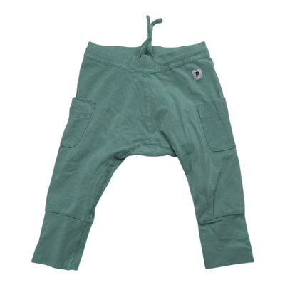 Polarn O. Pyret baby pants, tea green | 62cm