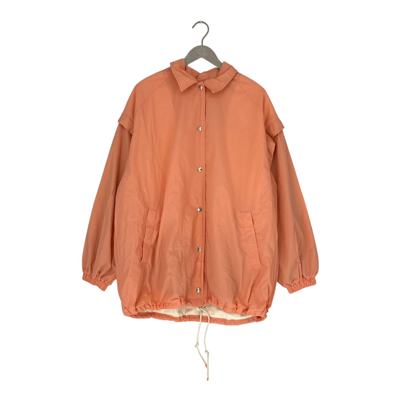 Embassy of Bricks and Logs lucca coach jacket, papaya | unisex S