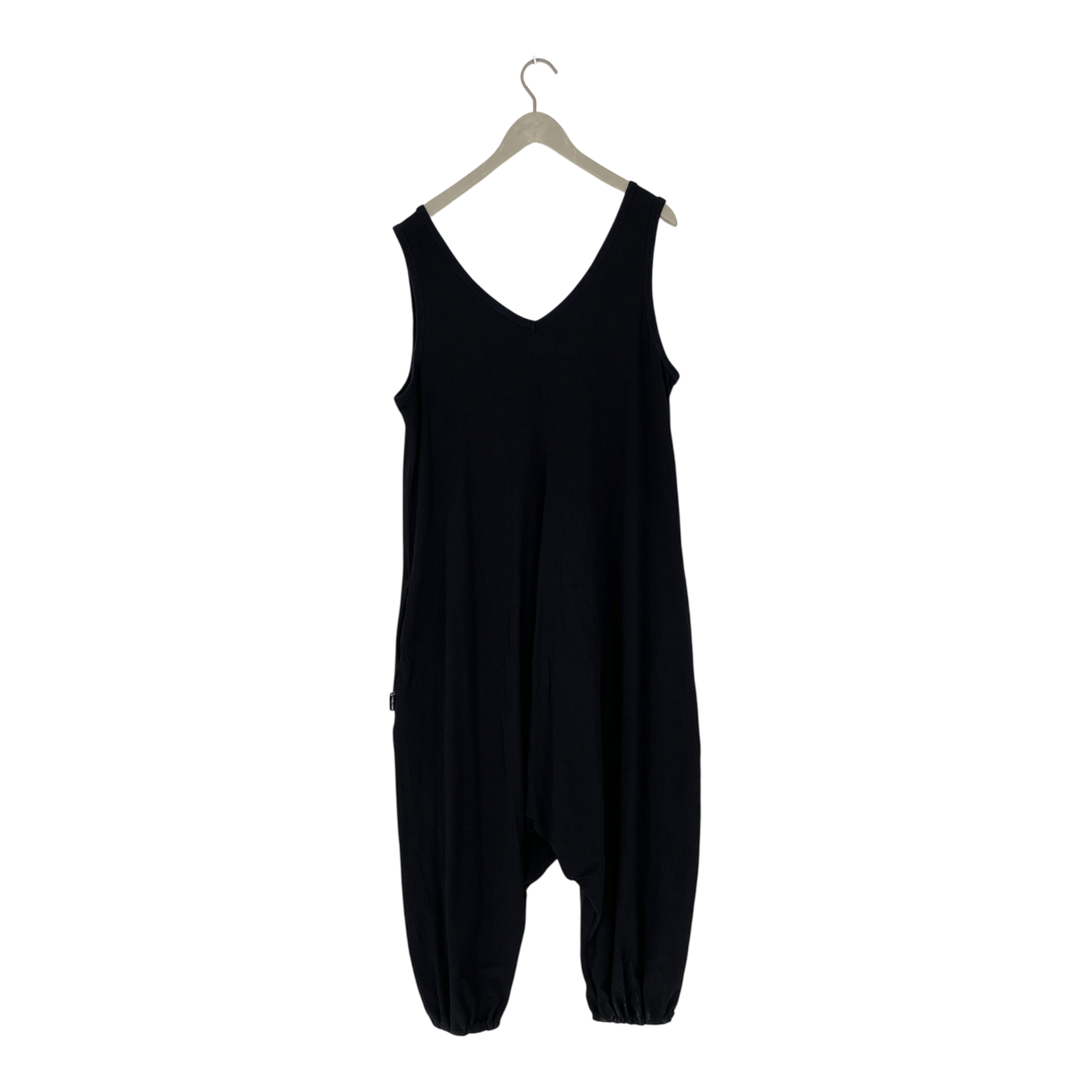 Ommellinen harem tricot jumpsuit, black | woman 3XL