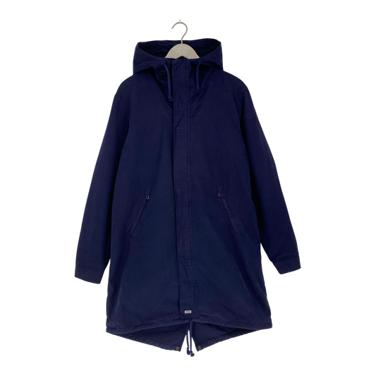 R-Collection long parka, midnight blue | woman S