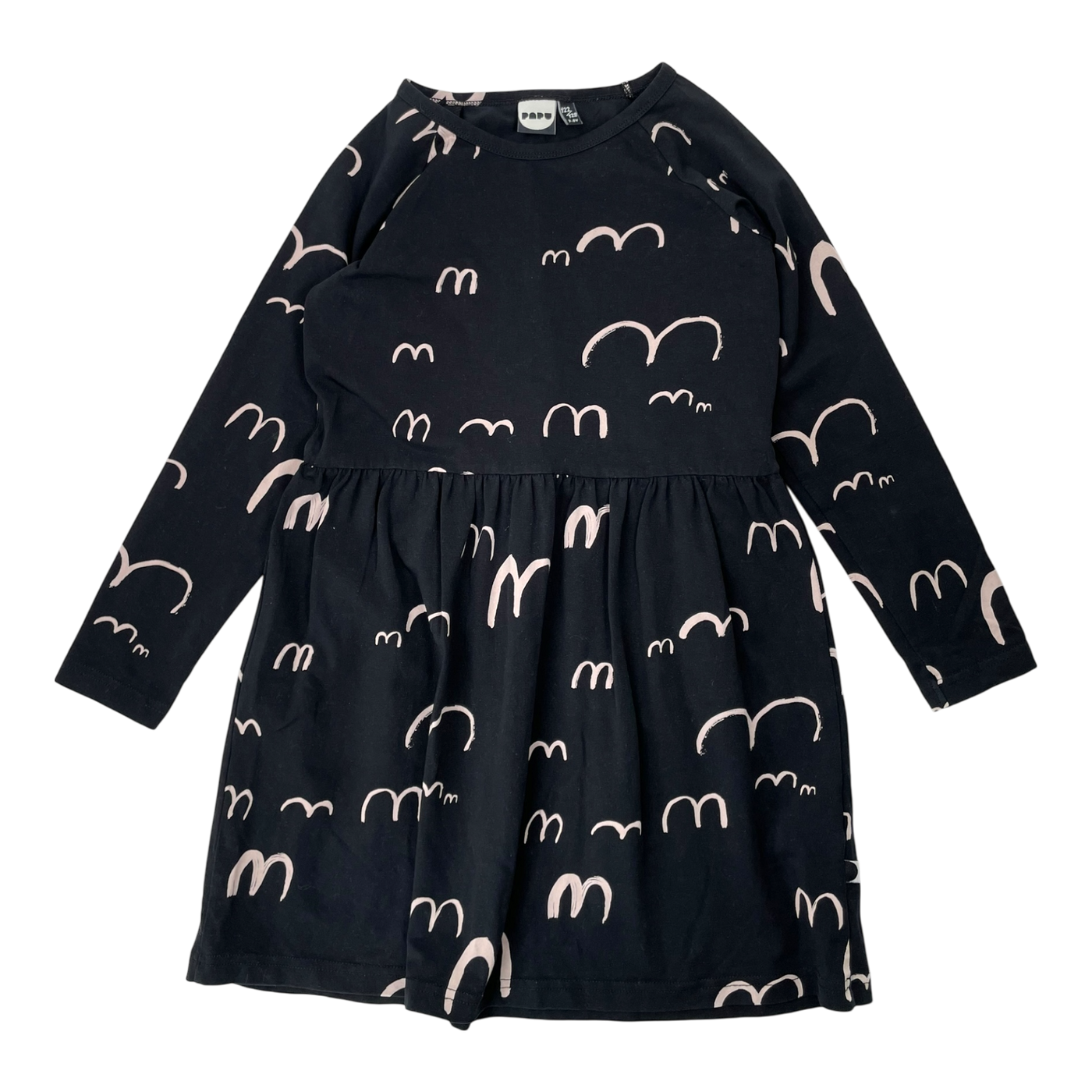 Papu gather dress, birdie | 122/128cm