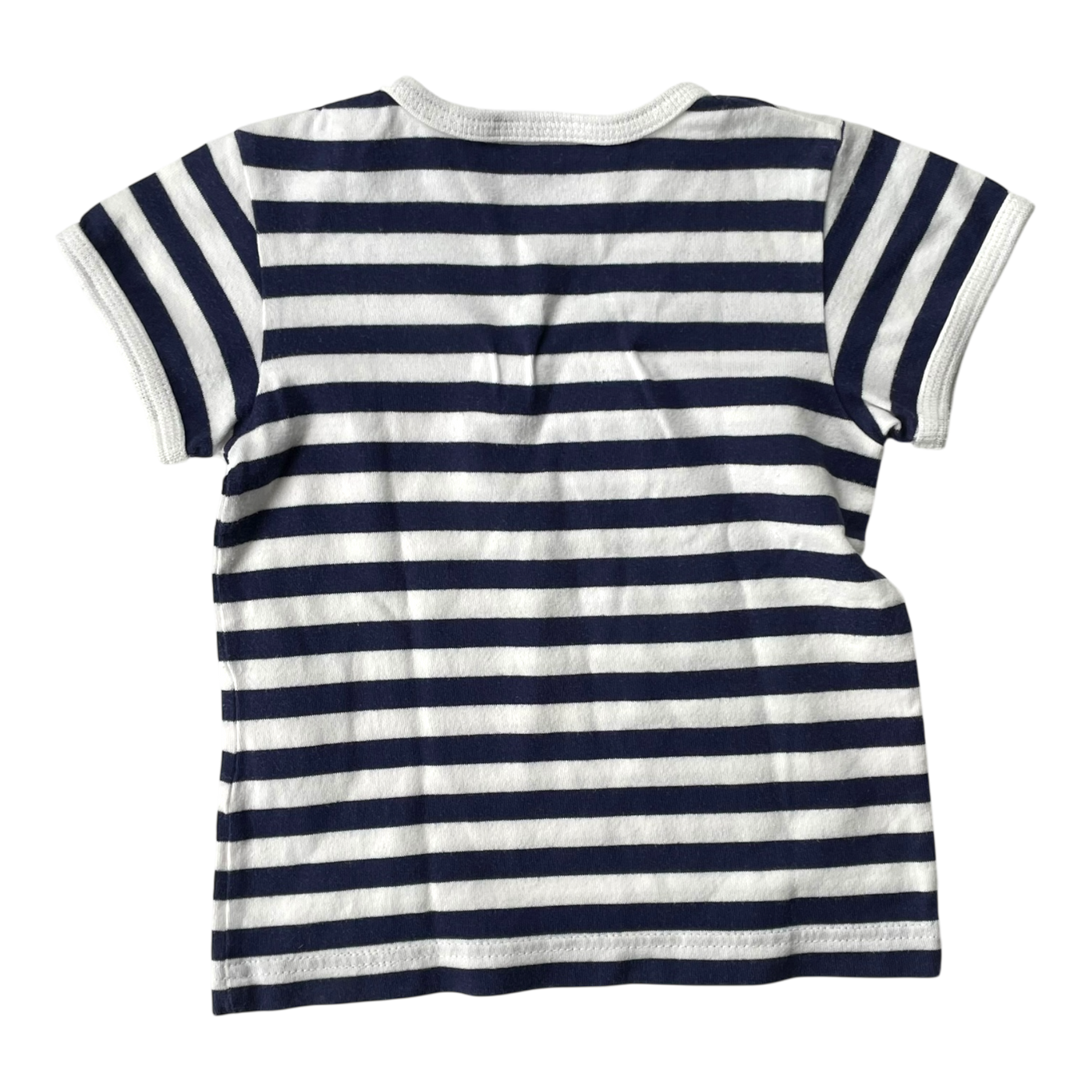 Marimekko stripe t-shirt, blue/white | 68cm