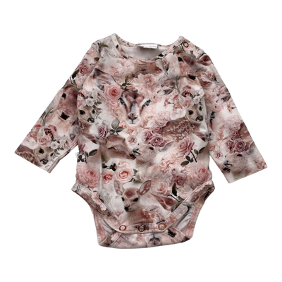 Gugguu frilla body, pink | 62cm