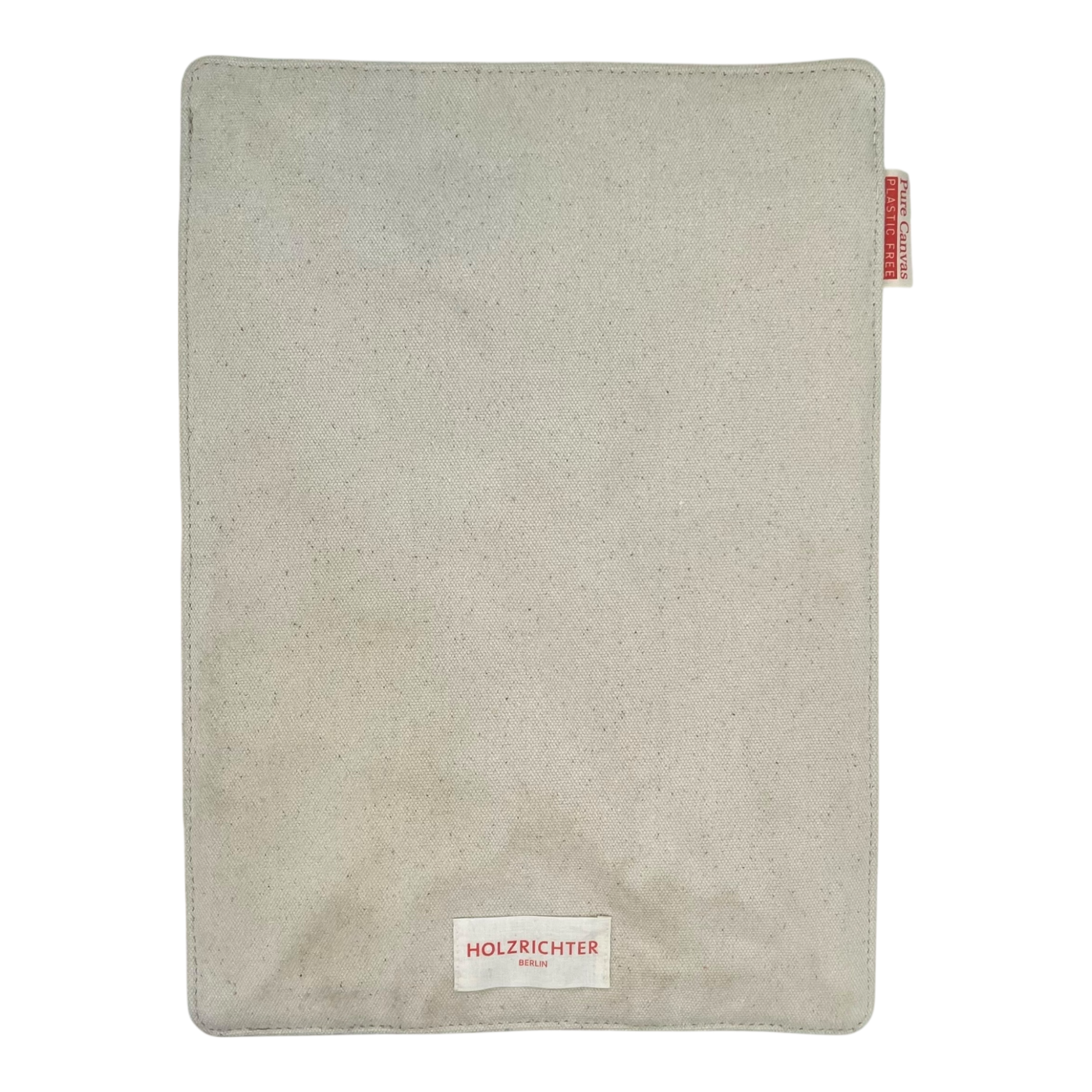 Holzrichter canvas laptop sleeve, cream