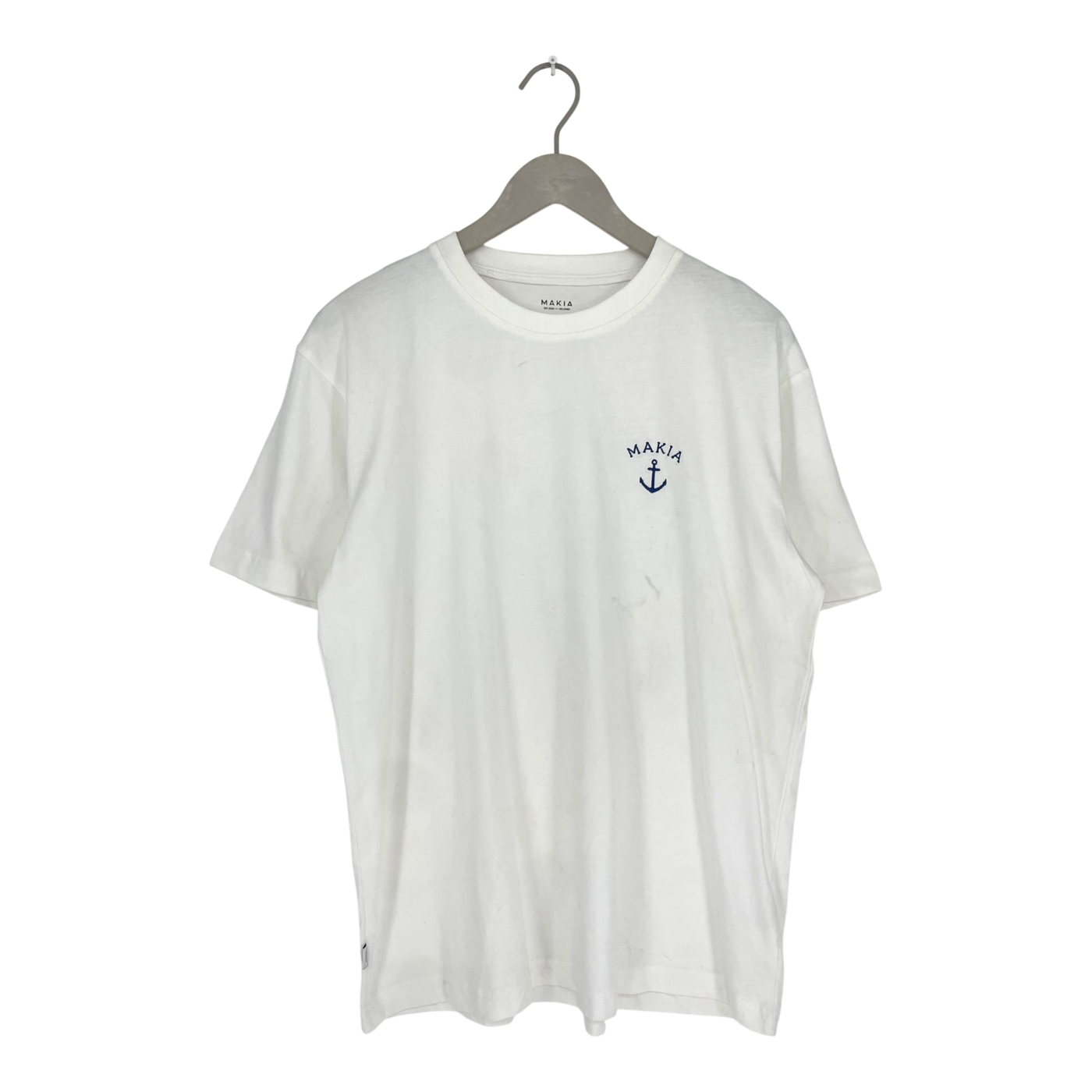 Makia folke t-shirt, white | man M