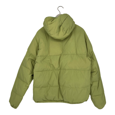 Embassy of Bricks and Logs telkwa puffer jacket, tea green | unisex L