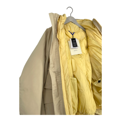 Embassy of Bricks and Logs glasgow modular coat, sand/yellow | unisex L
