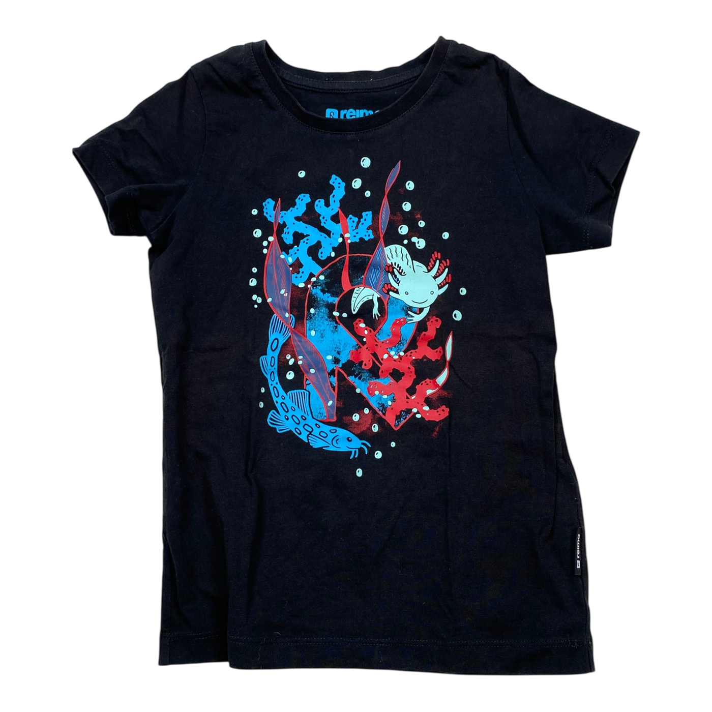 Reima t-shirt, black | 116cm