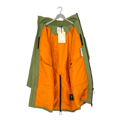 Embassy of Bricks and Logs stanton parka jacket, green | unisex L