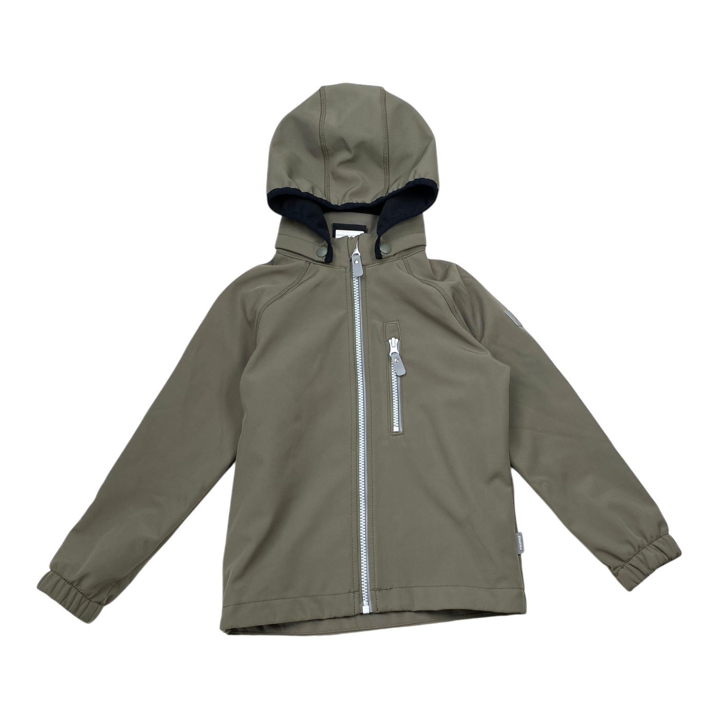 Reima vantti softshell jacket, moss green | 116cm