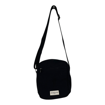 Holzrichter canvas crossbody bag, black