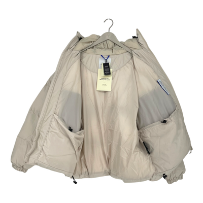 Embassy of Bricks and Logs belmont puffer jacket, sand | unisex L