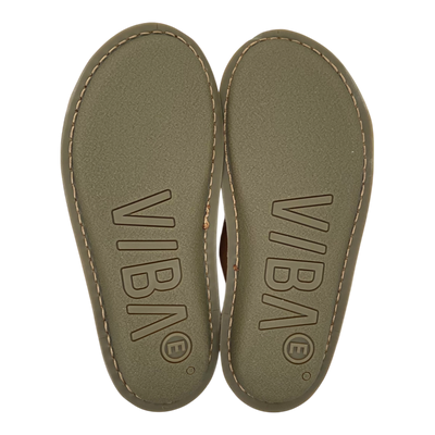 VIBAe Roma leather slippers, fawn tan | 42