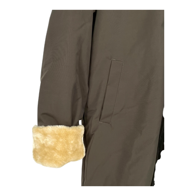 Embassy of Bricks and Logs riga ivy puffer coat, black olive | unisex S