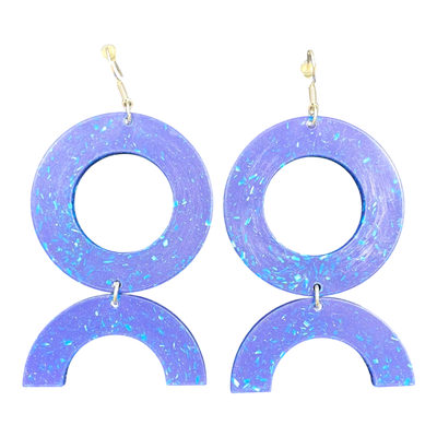 Papu earrings, blue | onesize