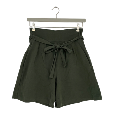 Toive belted sweat shorts, forest green | woman M