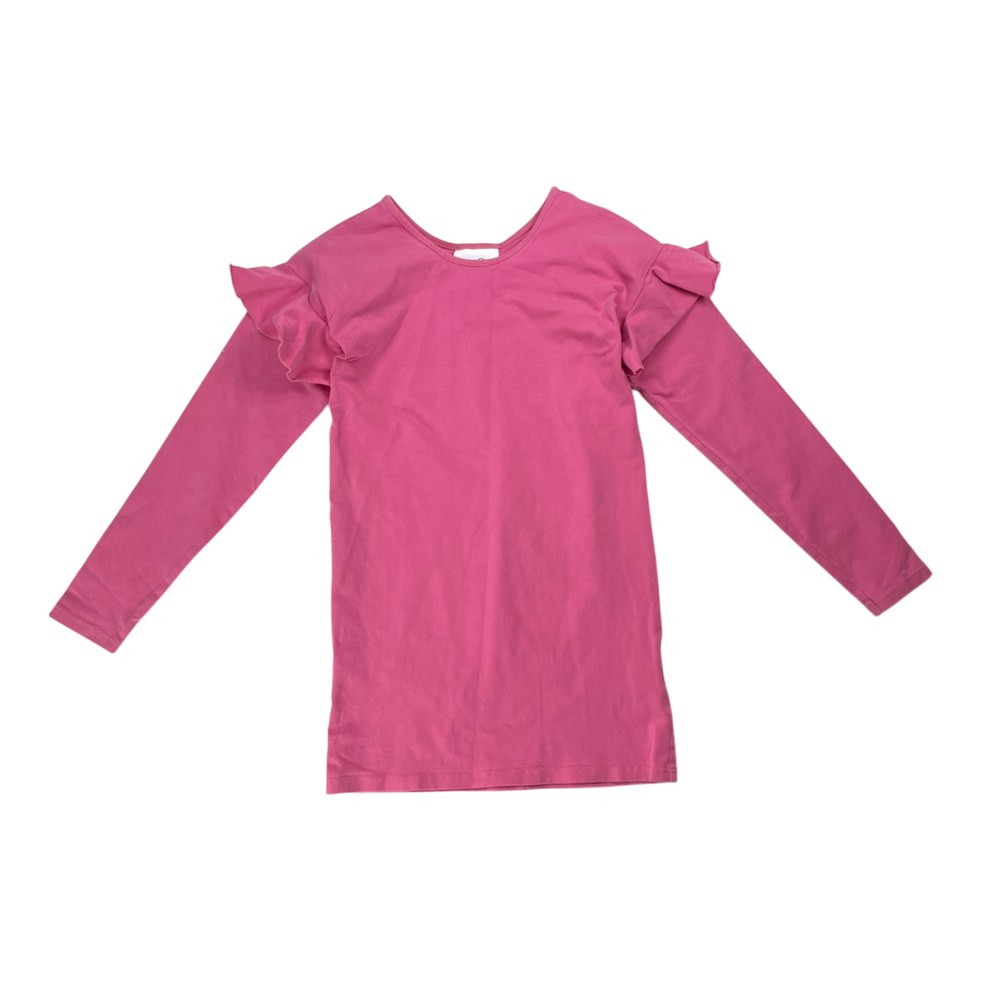 Gugguu frill tunic, pink | 140cm