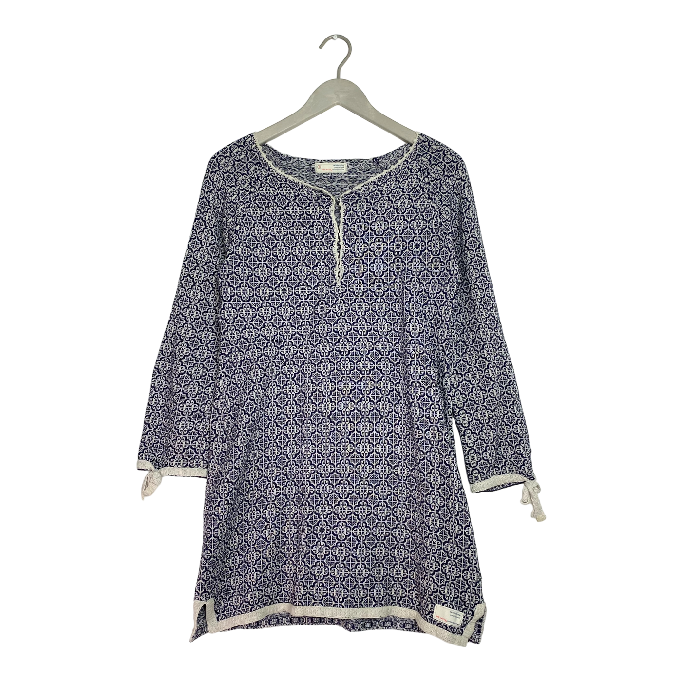 Odd Molly sweater dress, navy and white | woman M