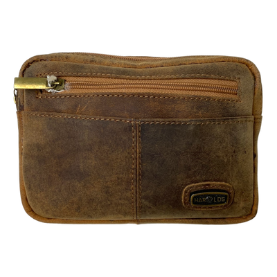 Harold's Bags belt bag small leather, natural