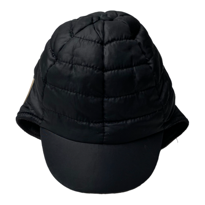 Mini Rodini winter cap, black | 44/46cm