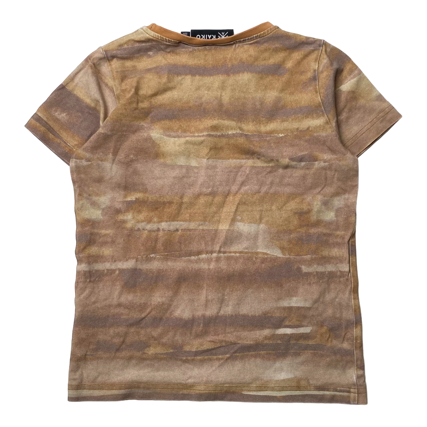 Kaiko pocket t-shirt, tan | 110/116cm