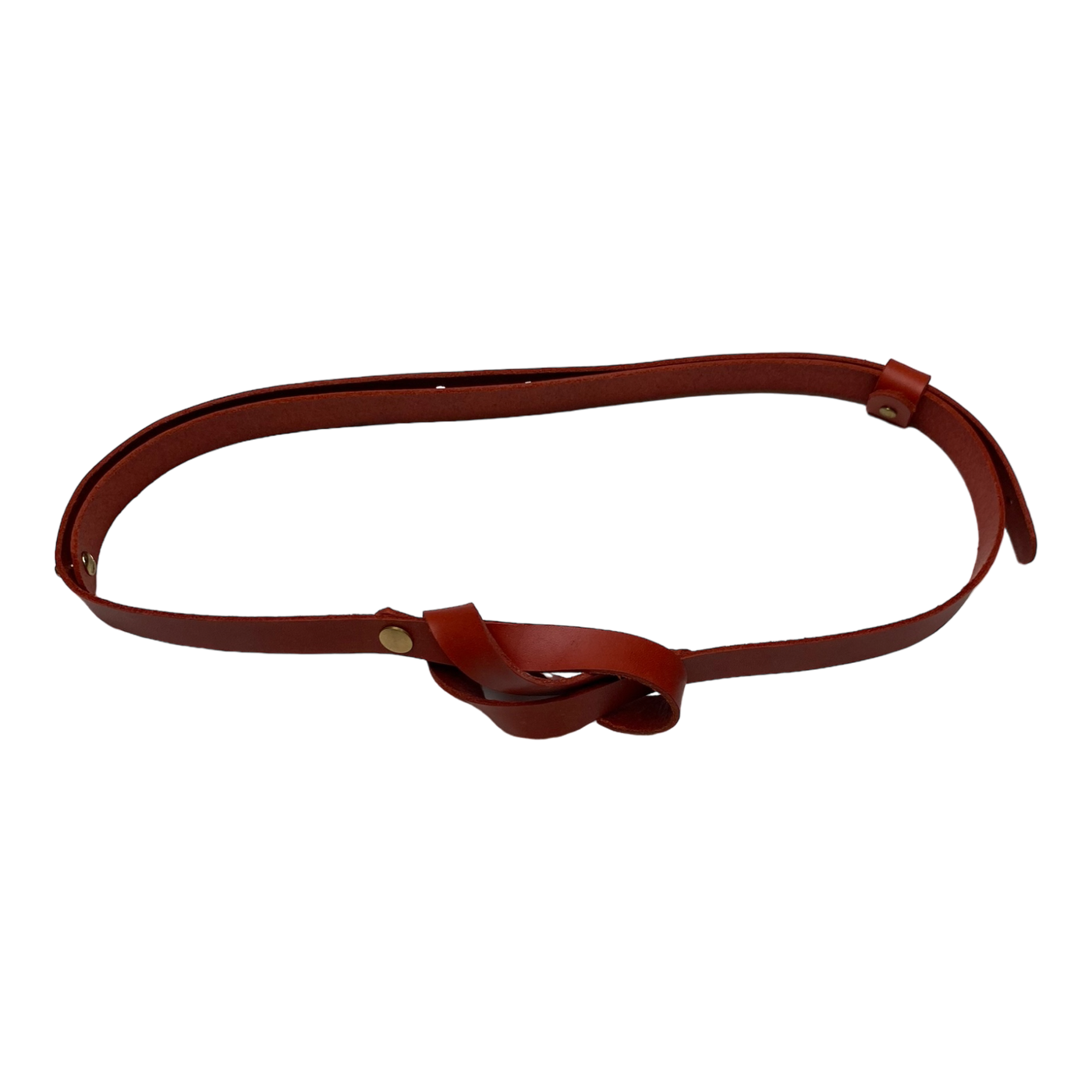 Scilla knot belt, fire brick | onesize