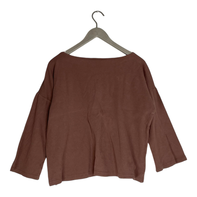 Aarre waffle shirt, brown sugar | woman S