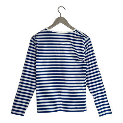 Marimekko mari stripe shirt, blue | woman M