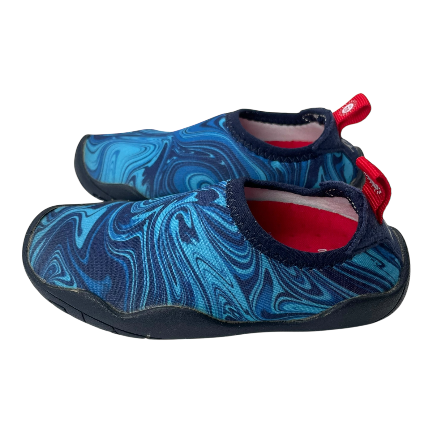 Reima lean swimming shoes, blue swirls | 22