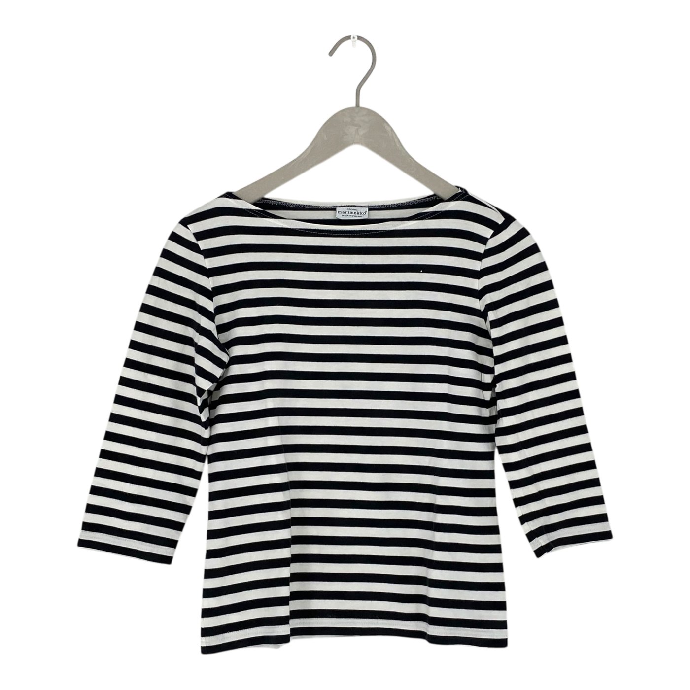 Marimekko stripe shirt, black/white | woman XXS