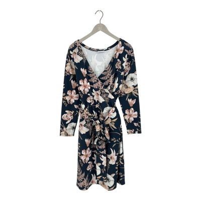Nakoa wrap dress, midnight lily | woman XL