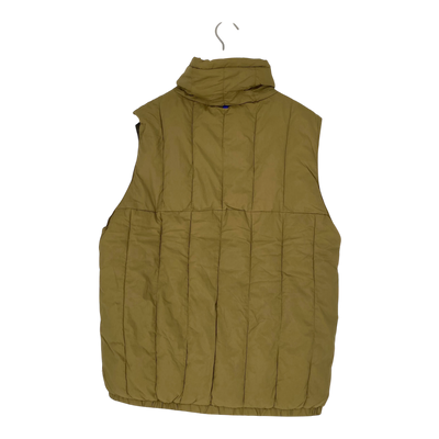 Embassy of Bricks and Logs broman puffer vest, olive green | unisex L