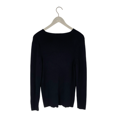 By Malene Birger irmah knit shirt, black | woman XL