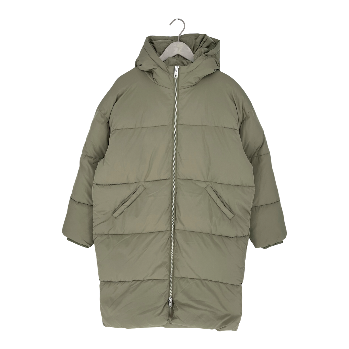 Embassy of Bricks and Logs elphin puffer jacket, pale olive | unisex S