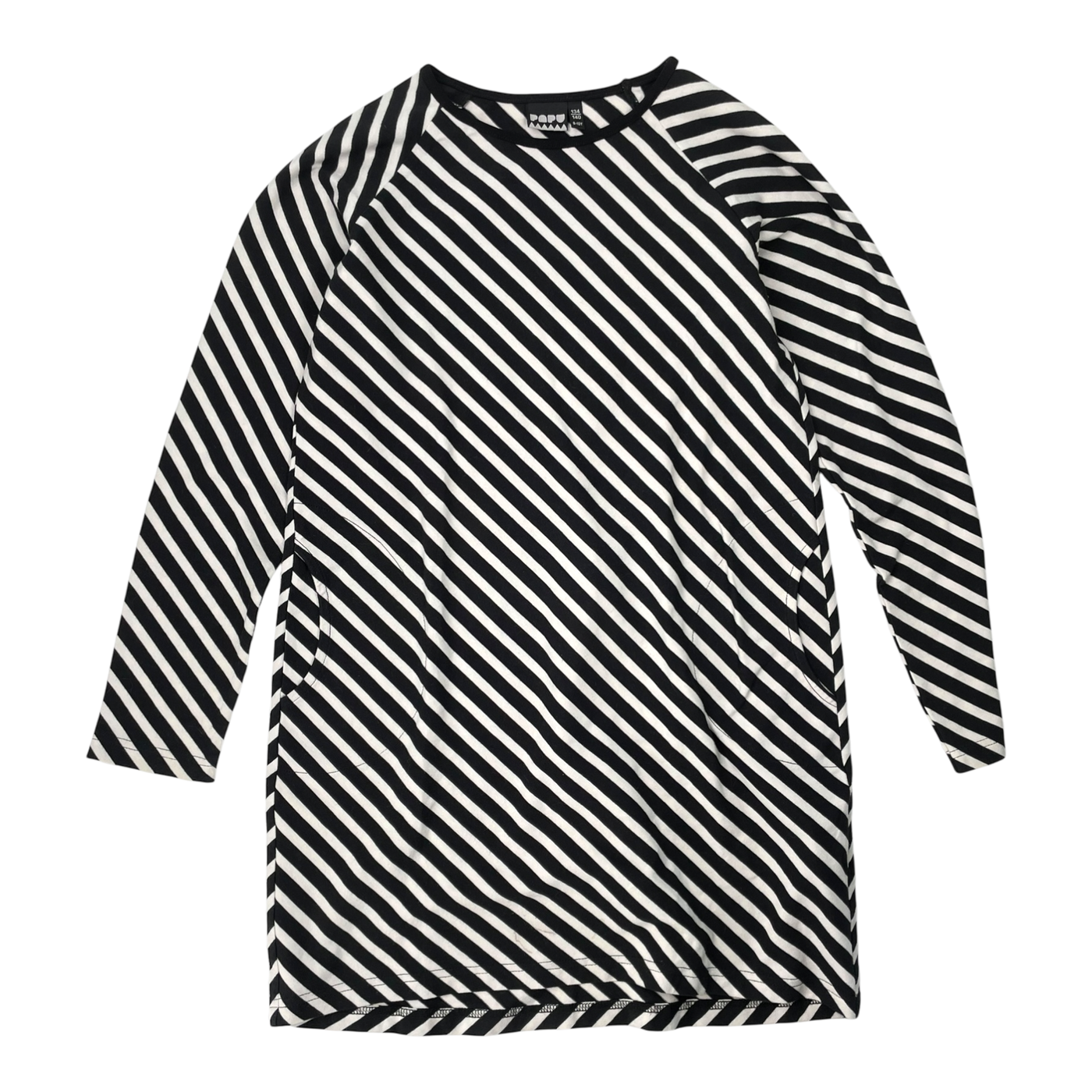 Papu tricot dress, stripes | 134/140cm